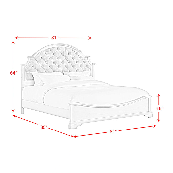 Eastwood Youth UPH Bed in Off-White