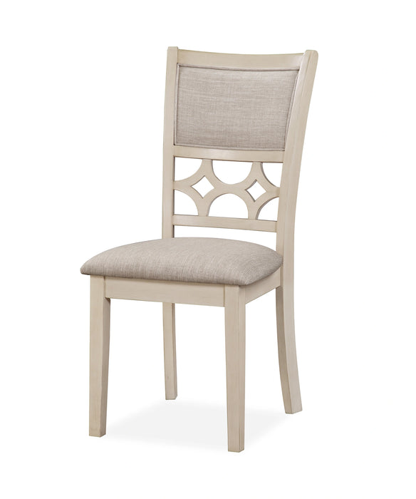 Mitchell 5 Pc Dining Set-Two Tone Bisque/Brown