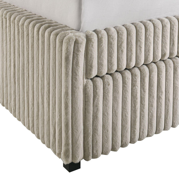 Arden - Twin Daybed With Trundle - Corduroy Beige