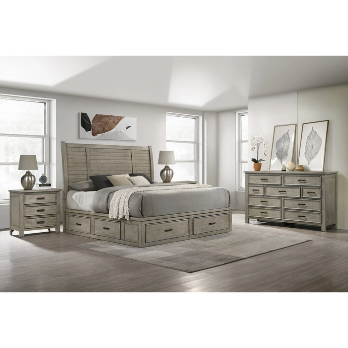 Sullivan Storage Bedroom Set with 2 Nightstands