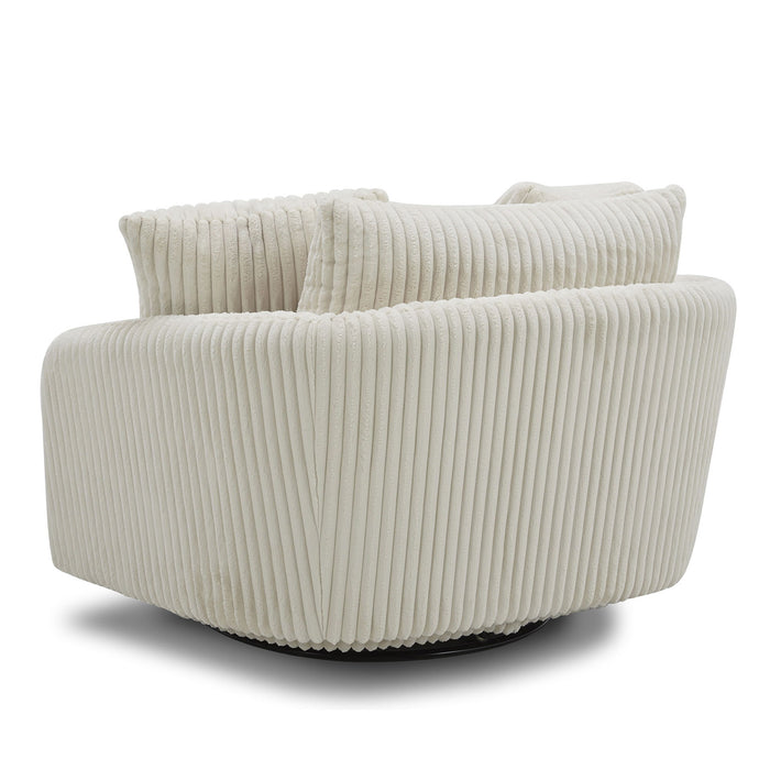 Boomer - Large Swivel Chair with 2 Pillows