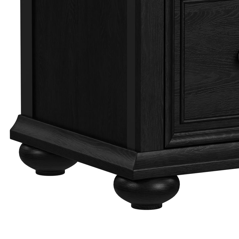 Heritage - Sleigh Bedroom Set - Black