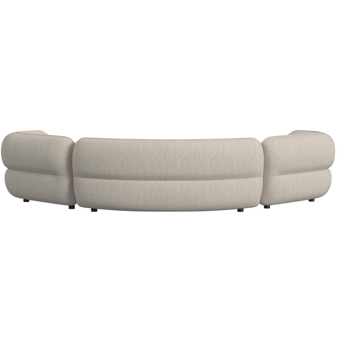 Four Seasons - Sectional Set With 6 Pillows - Camel