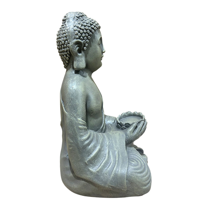 Magnesium Oxide Buddha Statue Weatherproof Buddha Sculpture Outdoor Garden Courtyard Decor Ornament