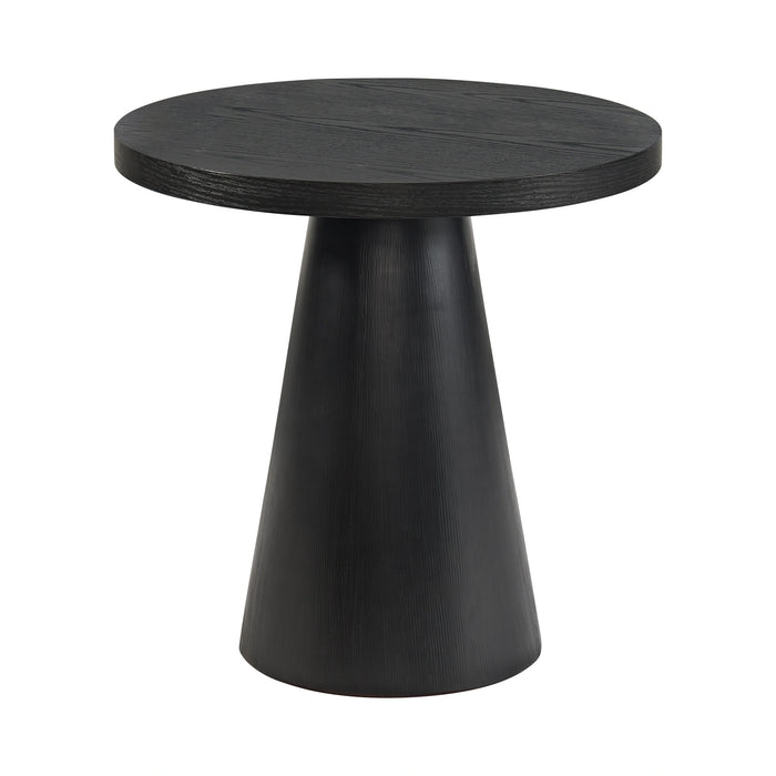 Portland 2PC Occasional Table Set in Black-Coffee Table & End Table