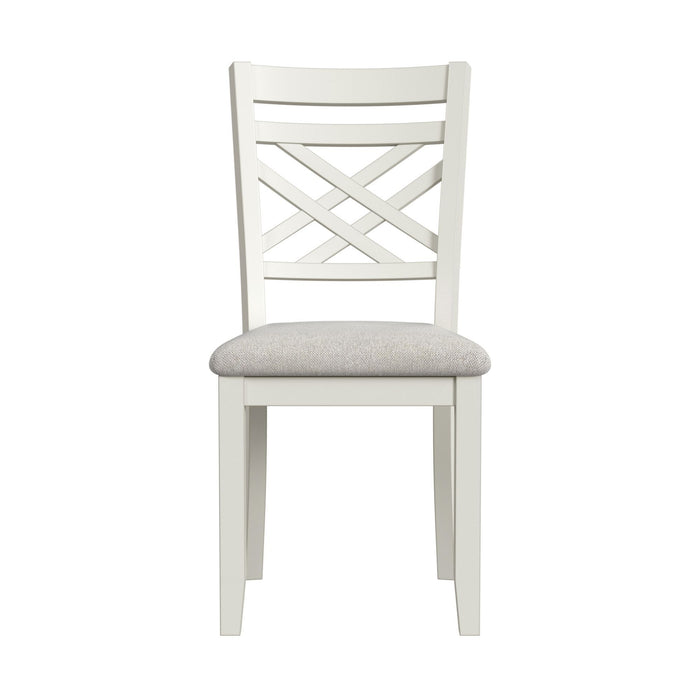 Brooks - 6 Piece Dining Set With Table, 4 Wood Back And Upholstered Seat Chairs, And Bench