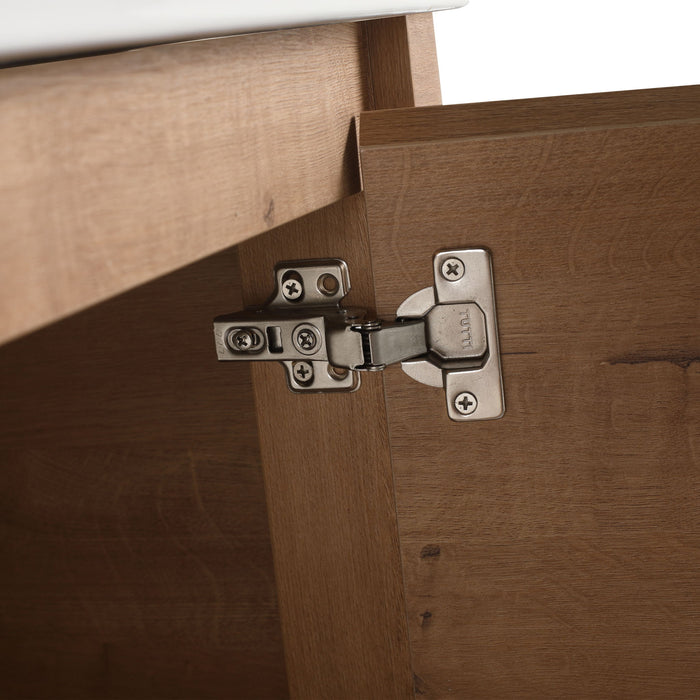 Freestanding Bathroom Vanity With Sink & 2 Soft Close Doors