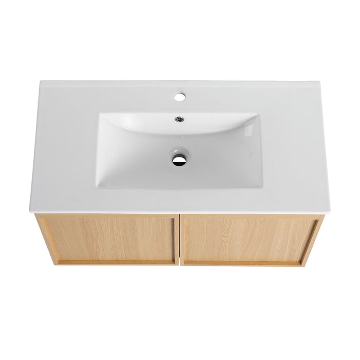 Floating Bathroom Vanity With Sink Combo