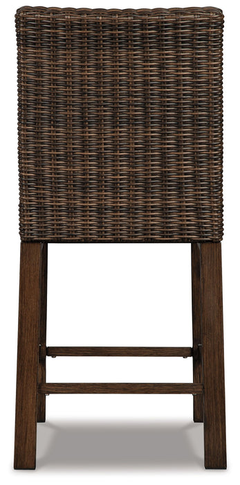 Paradise Trail - Barstool (Set of 2) - Medium Brown