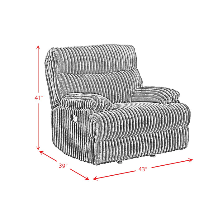 Admiral Recliner in Masis Black