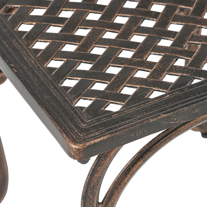 Laughlin - Traditional Style Cast End Table Set - Antique Espresso