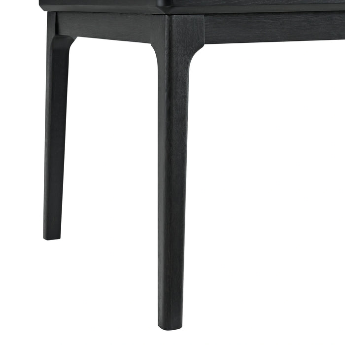 Garcia 5PC Dining Set with Table and 4 Chairs in Black