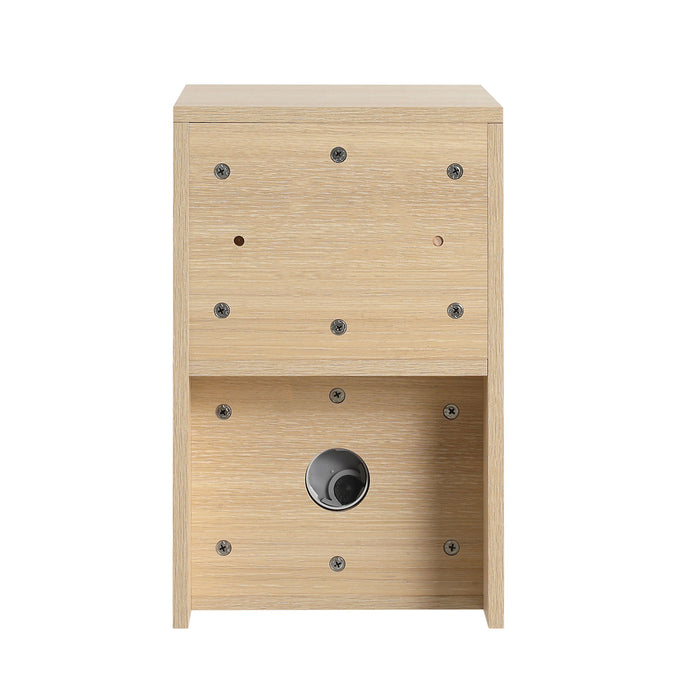 Wall Mounted Bathroom Vanity With Sink And Storage Shelves, Soft Close Doors