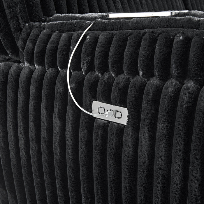 Admiral Sofa in Masis Black