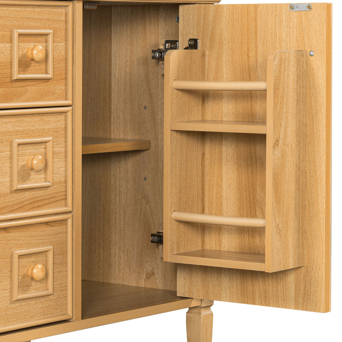 Bathroom Vanity With Flip Out Drawer, 2 Soft-Close Drawers