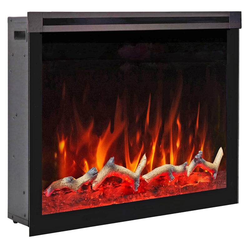Built In Electric Fireplace With LED Flame Effects