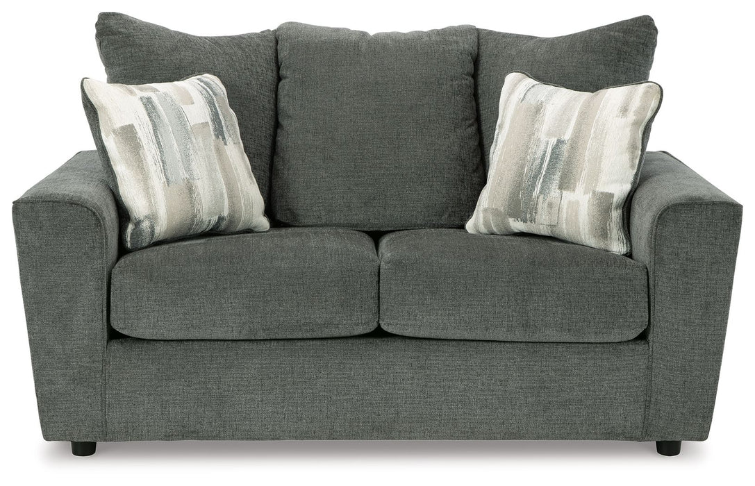 Stairatt - Loveseat - Gravel