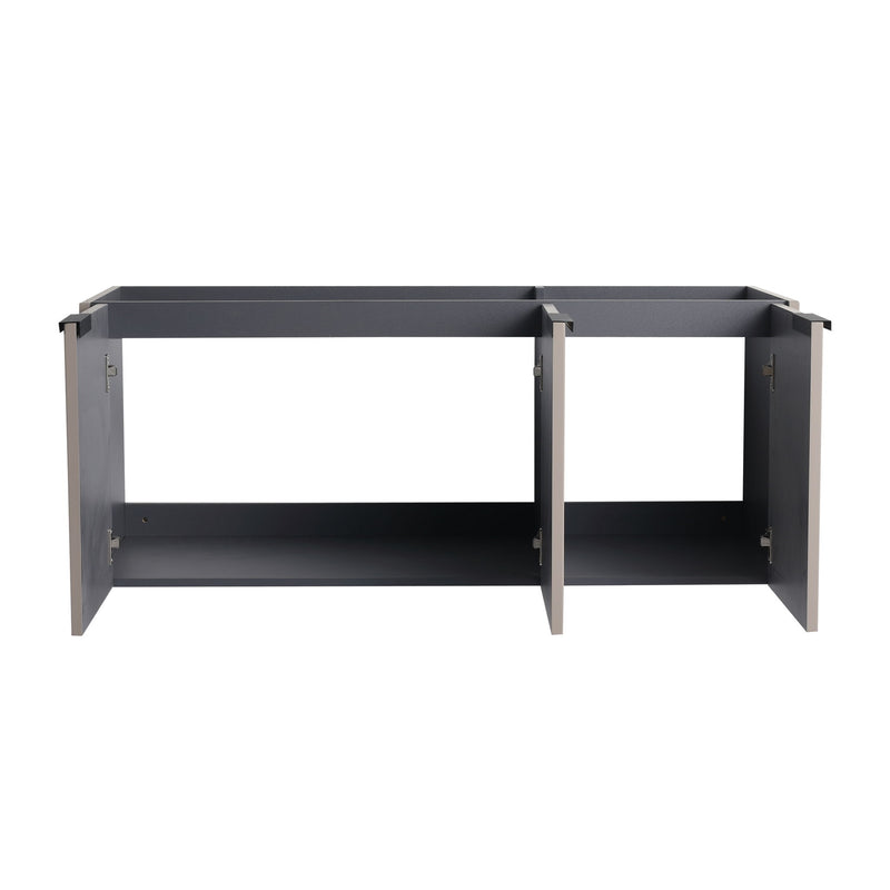 Contemporary Wall Mounted Bathroom Vanity With Soft Close Doors