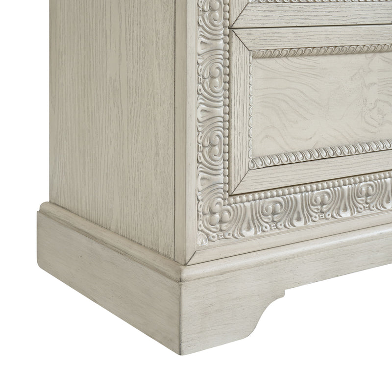 Romilly - Nightstand With USB - White