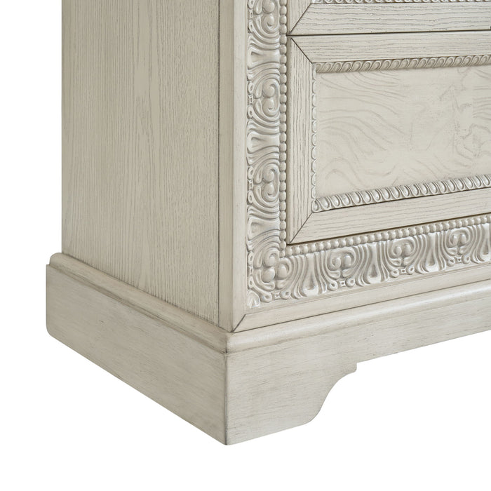 Romilly - Nightstand With USB - White
