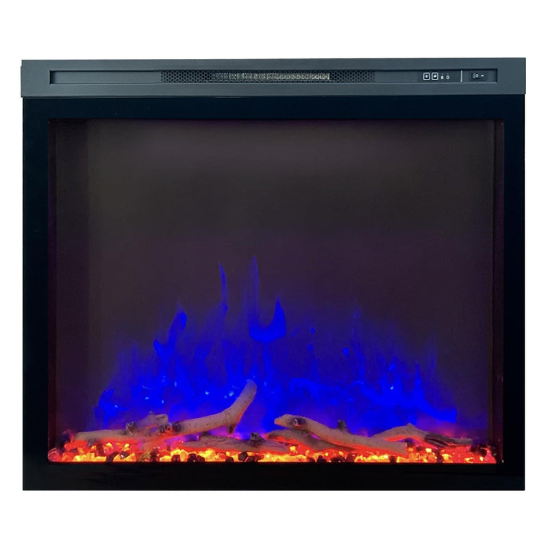 Built In Electric Fireplace With LED Flame Effects