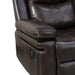 Kellen Sofa W/ Drop Down Tray & Pwr Fr-Brown