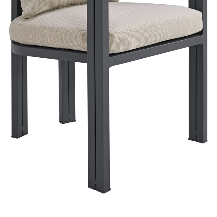 Playa - Dining Chair (Set of 2) - Dark Gray / Beige