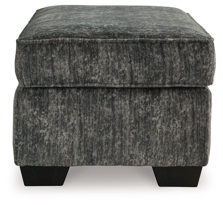 Lonoke - 2 Pc. - Chair And A Half, Ottoman - Gunmetal