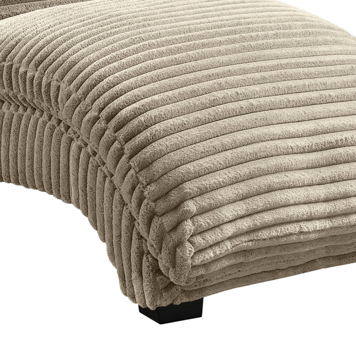 Dominick II Chaise in Masis Taupe