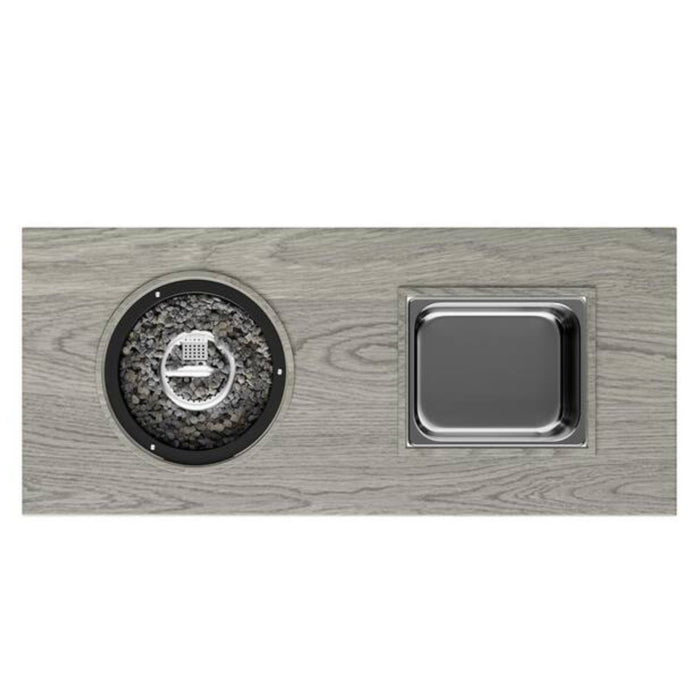 3 In 1 Outdoor Propane Fire Pit Table 50, 000 BTU With Ice Bucket