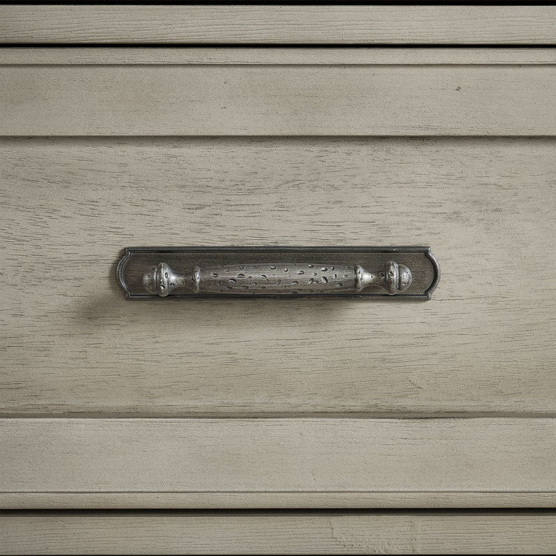 Farmington - 5 Drawer Chest - Medium Brown / Washed Stone