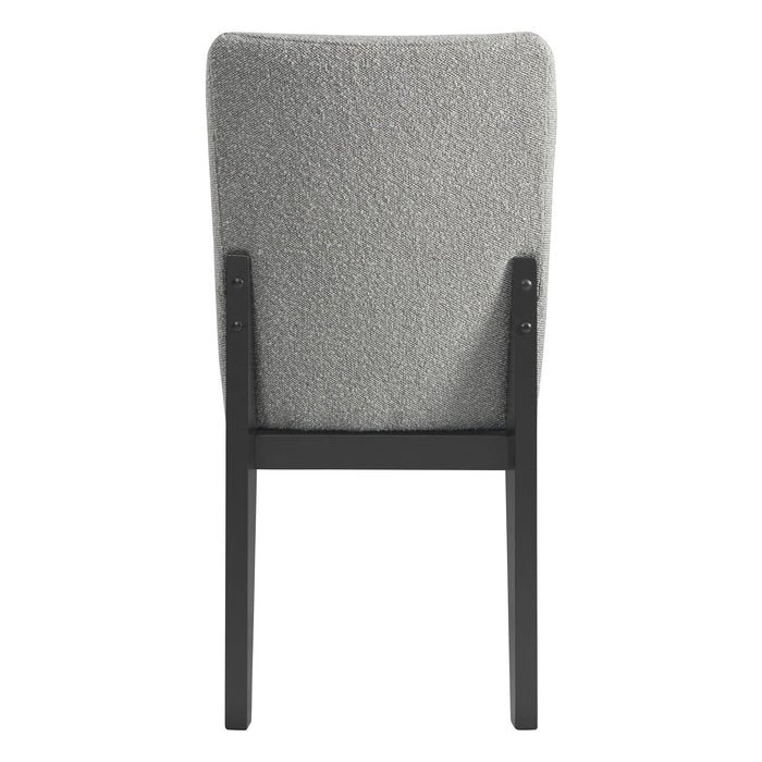 Portland Standard Height Dining Set in Black-Rectangular Table and Four Chairs