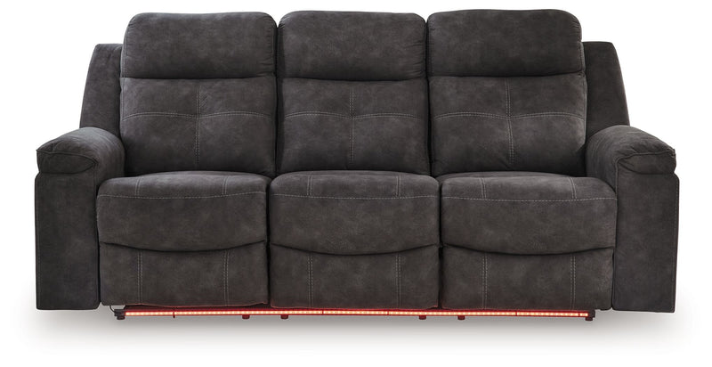 Brysonview - Reclining Sofa - Charcoal