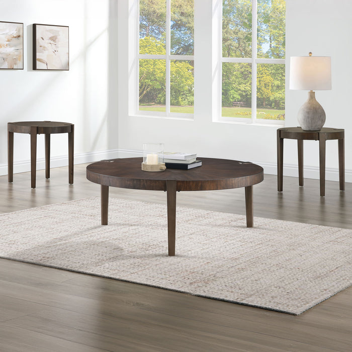 Gracie - 3 Piece Table Set - Brown