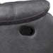 Morello Sofa W/Dual Recliner- Gray