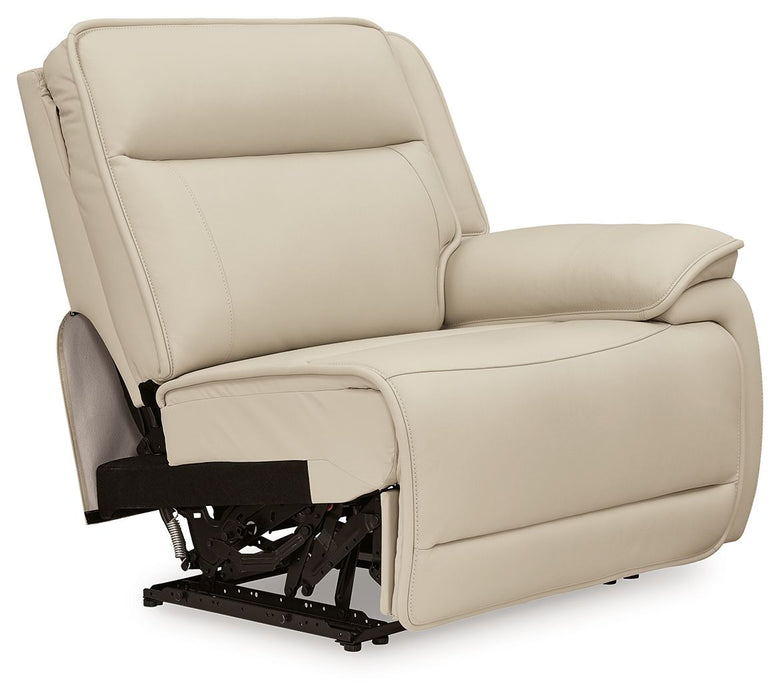 Double Deal - 4-Piece Power Reclining Sectional - Almond