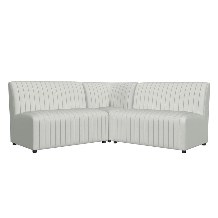Jemma Upholstered Bench in Beige Linen