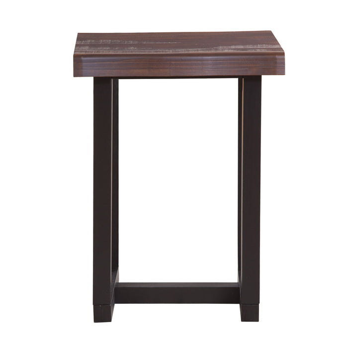 Jennings - Live Edge 3 Piece Counter Dining Set - Brown