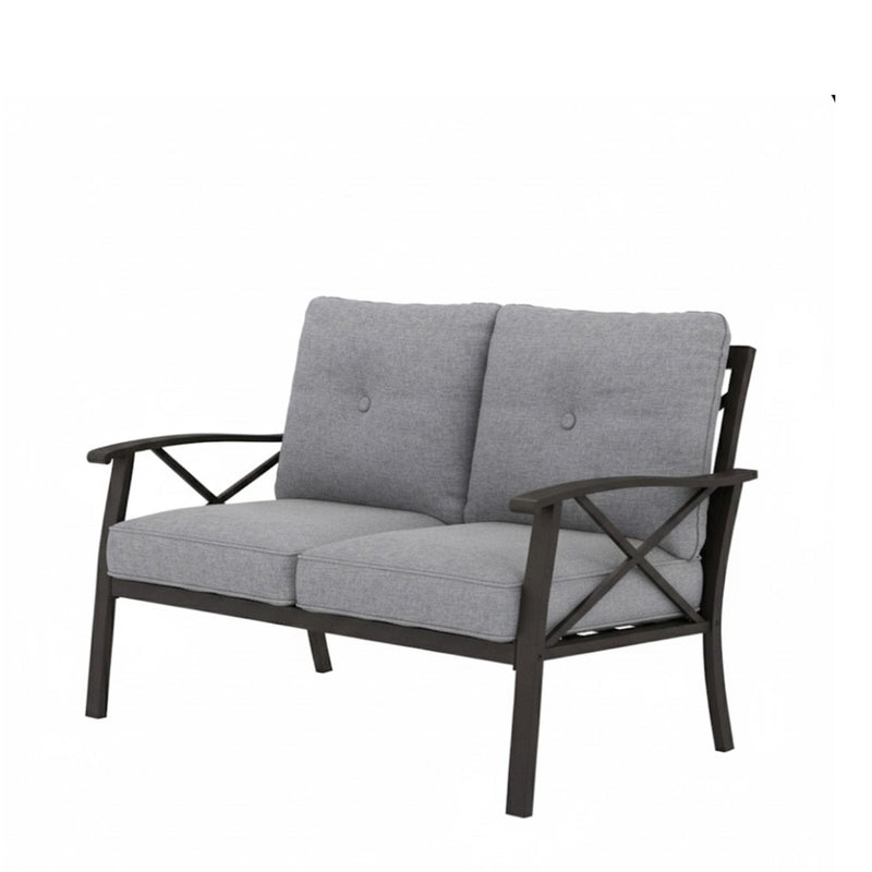 All-Weather Loveseat 2 Seats Sofa With Cushions