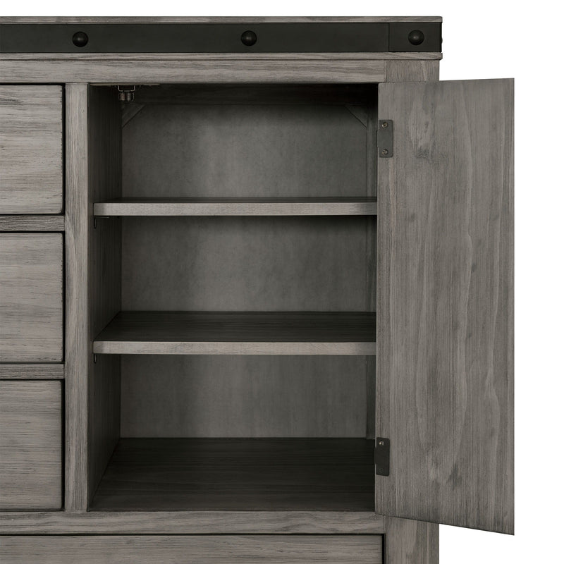Wade - 5-Drawer Gentlemen Chest - Black Finish