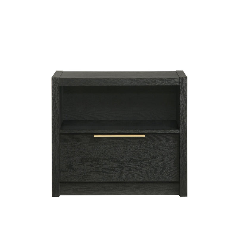 South Bend - Nightstand With USB - Black