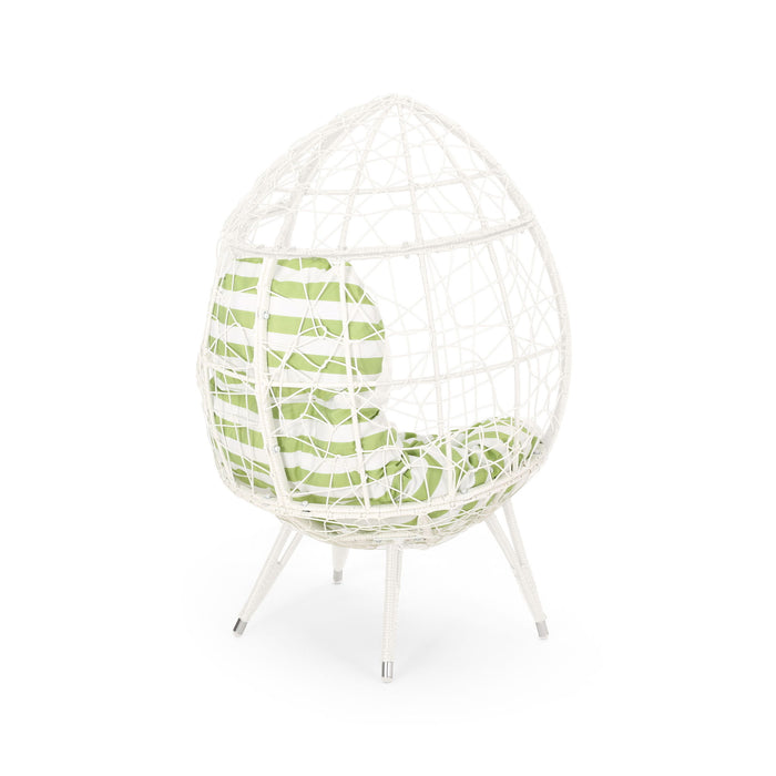 Cosmos - Round Hammered Iron Teardrop Chair