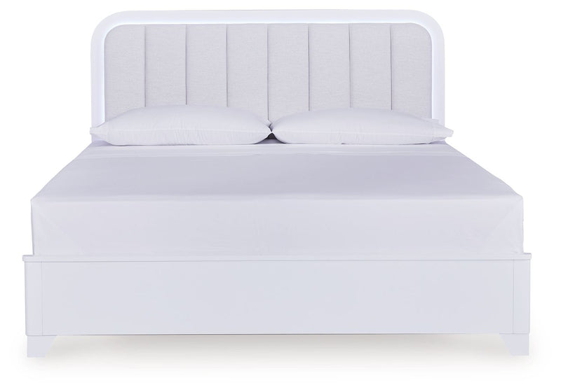 Jarlee - Upholstered Panel Bed