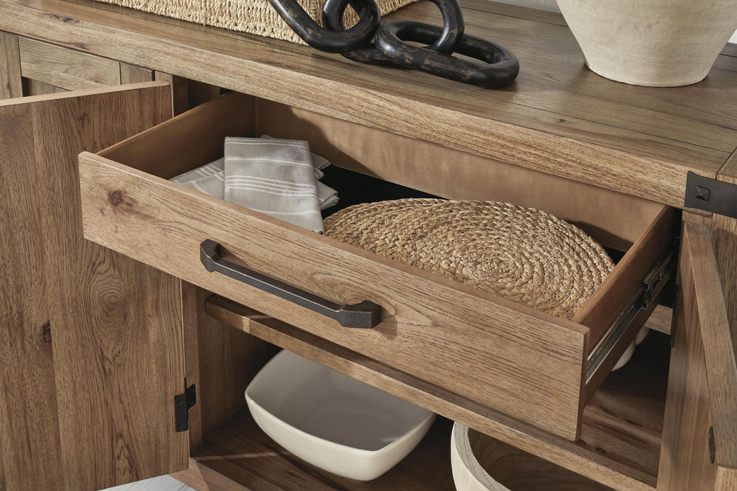 Ridgester - Dining Room Server - Light Brown