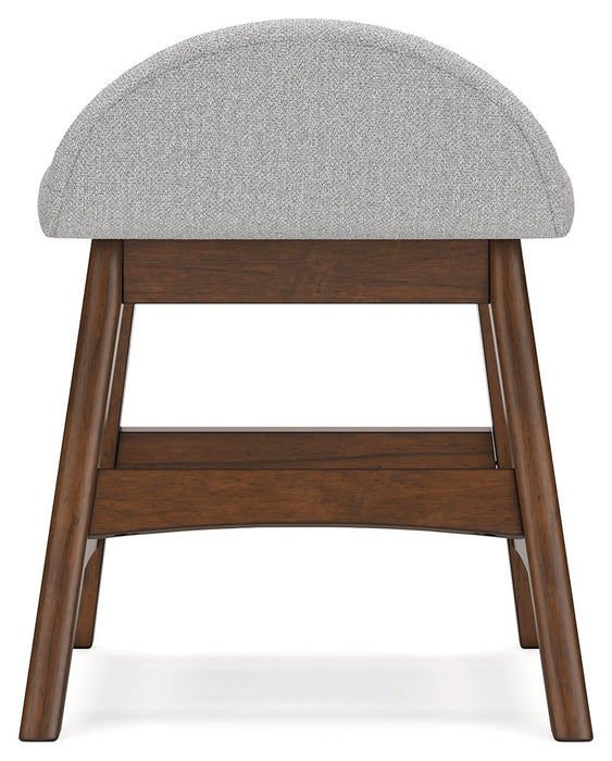 Lyncott - Home Office Desk Chair - Light Gray / Brown
