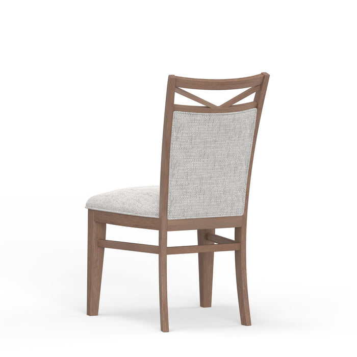 Americana Modern Dining - Upholstered Dining Chair (Set of 2) - Cotton White