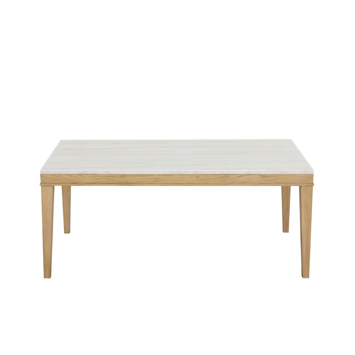Essence - 70" Rectangle Dining Table With Marble Top
