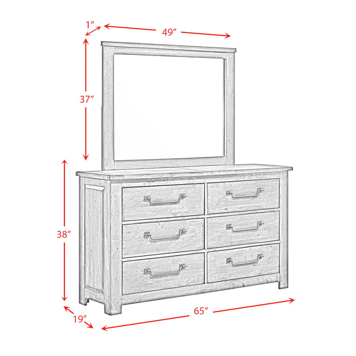 Maverick Panel Bedroom Set in Antique Grey