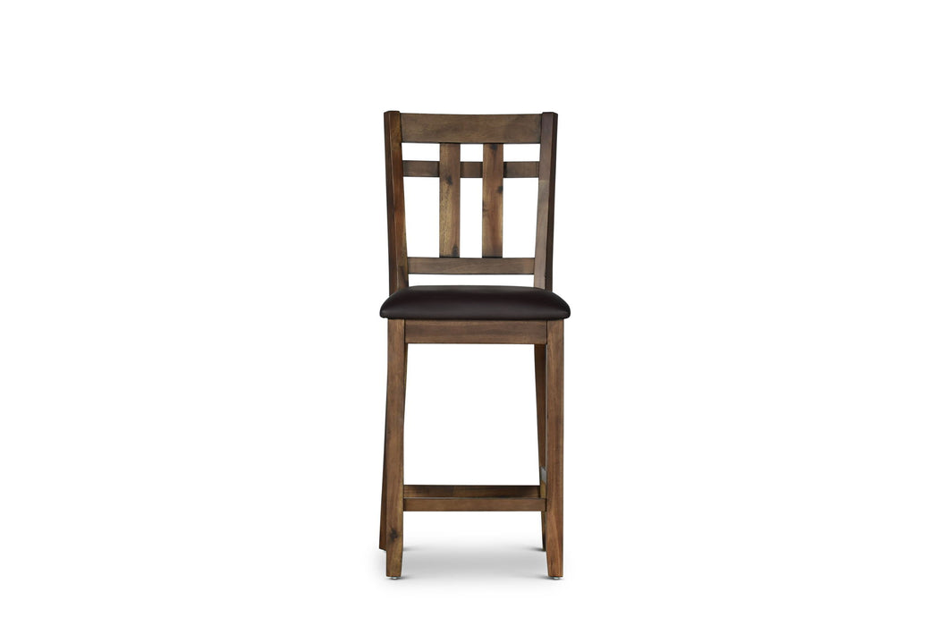 Saranac - Counter Chair - Dark Brown