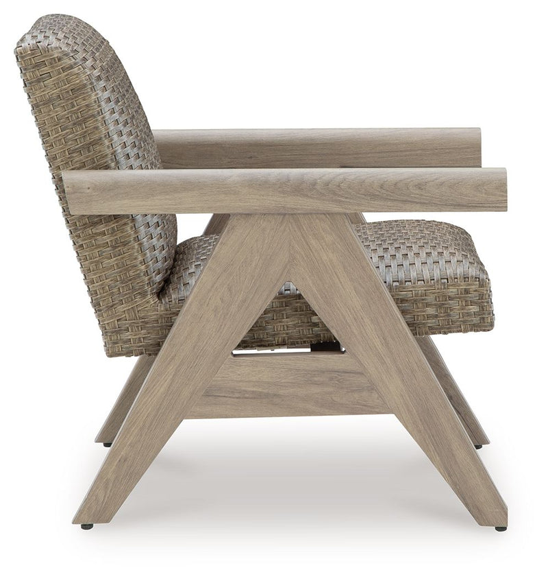 Cliff Trails - Rocking Lounge Chair - Beige